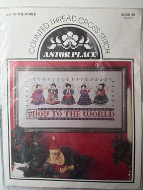 Astor Place "Joy to the World" Counted Cross Stitch kit
